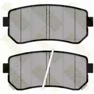 Тормозные колодки, дисковые, комплект BRAKE ENGINEERING PA1875 1194272559 24321 2432 0
