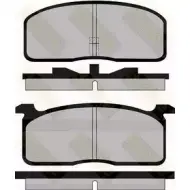 Тормозные колодки, дисковые, комплект BRAKE ENGINEERING PA309 2 0729 1194272805 20730