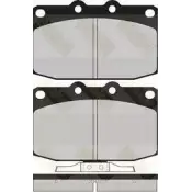 Тормозные колодки, дисковые, комплект BRAKE ENGINEERING 20879 1194273019 20 378 PA541