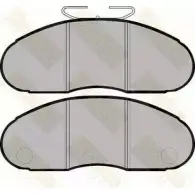 Тормозные колодки, дисковые, комплект BRAKE ENGINEERING PA812 2070 6 1194273163 RJ8TG