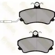 Тормозные колодки, дисковые, комплект BRAKE ENGINEERING 20 236 1194273165 PA816 20238