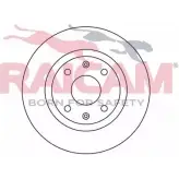 Тормозной диск RAICAM 1194314497 RD00542 NCT7NJI 203 502