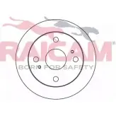 Тормозной диск RAICAM 20455 3 1194314720 RD00798 1NUHHN3