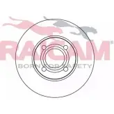 Тормозной диск RAICAM 204 739 RD00866 1194314780 U7QEHCB