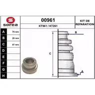 Комплект пылника, приводной вал SNRA KT961 1194328430 00961 KT26 1