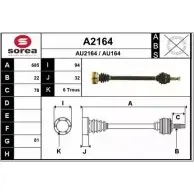 Приводной вал SNRA AU2164 AU1 64 A2164 1194328680