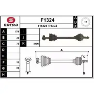 Приводной вал SNRA F I1324 F1324 FI324 Fiat Tempra (159) 2 Седан 1.4 i.e. (159.AC. 159.Ax) 69 л.с. 1990 – 1996