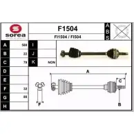 Приводной вал SNRA F I1504 FI504 1194330162 F1504