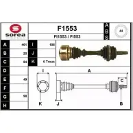 Приводной вал SNRA F1553 F I1553 FI553 1194330232