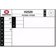 Приводной вал SNRA HY529 H2529 HY 2529 Hyundai Matrix