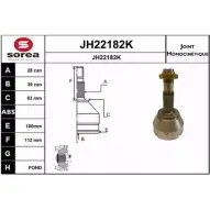 Шрус граната SNRA 1194331074 J H22182K JH22182K 6TKOCF