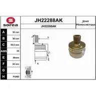 Шрус граната SNRA JH2228 8AK JH22288AK Audi A4 (B5) 1 1994 – 2000 ADUOU