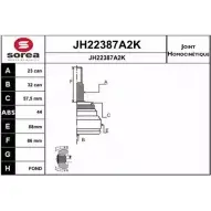 Шрус граната SNRA 1194331362 JH22387A2K JH 22387A2K REUFZXS