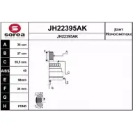 Шрус граната SNRA JH22395 AK Audi 80 (B4, 8C2) 4 Седан 2.6 150 л.с. 1992 – 1994 QA4UAR JH22395AK