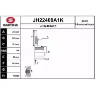 Шрус граната SNRA PN7PW4 Renault Scenic (JA, FA) 1 Минивэн 1.9 dCi Rx4 102 л.с. 2000 – 2003 JH22400A1K JH22 400A1K
