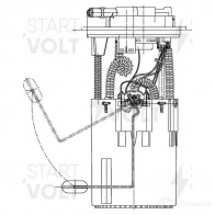 Топливный насос STARTVOLT 1438155731 SFM 1902 O EGBL