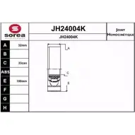 Шрус граната SNRA JH24004K OT8O1A JH24 004K Audi A4 (B5) 1 Седан