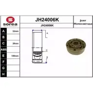 Шрус граната SNRA Audi A8 (D2) 1 1994 – 2002 JH24006K D9AG3 JH2 4006K