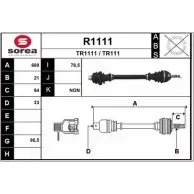 Приводной вал SNRA TR1111 TR 111 1194333226 R1111