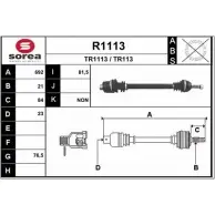 Приводной вал SNRA T R1113 R1113 TR113 1194333230