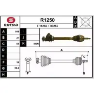 Приводной вал SNRA TR250 TR 1250 R1250 1194333452