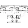 Тормозные колодки дисковые, комплект COMLINE NVGJ5A 22412, 22413, 22414 Ford Kuga 3 (DFK) Кроссовер 2.5 Duratec Plug-in-Hybrid 224 л.с. 2019 – 2025 ADB32310