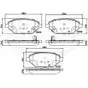 Тормозные колодки дисковые, комплект COMLINE G5QP25 ADB32325 22522, 22523, 22524 1194336935
