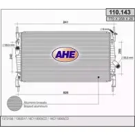 Радиатор охлаждения двигателя AHE S4569 1194338963 110.14 3 110.143