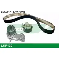 Водяной насос, помпа + комплект зубчатого ремня LUCAS ENGINE DRIVE 1194343434 LAWP0 966 LDK0947 LKP130