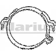 Кронштейн крепления глушителя KLARIUS 1194369107 43009 3 BMP1AC L3XY69