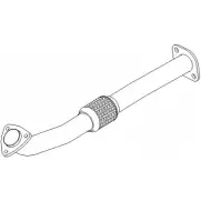Выхлопная труба глушителя KLARIUS 13 0497 BBLNWC DN681G Nissan Pathfinder (R51) 3 2005 – 2012
