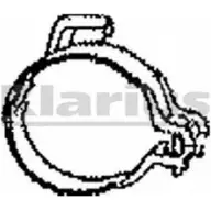 Кронштейн крепления глушителя KLARIUS 2Q6X0G GMP17AE 1194372277 4301 48