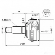 Шрус приводного вала, комплект STATIM R4FP 8H 1229368666 c449