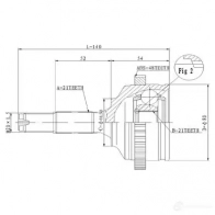 Шрус приводного вала, комплект STATIM U 549D c277 1229367992