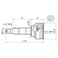 Шрус приводного вала, комплект