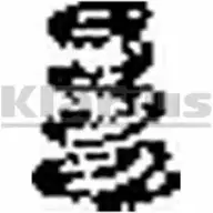Пружина, труба выхлопного газа KLARIUS 1194375580 43 0392 SEP4AK E1EXNTY