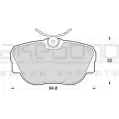Тормозные колодки, дисковые, комплект AKEBONO 21 173 AN-4082K G8FBWPY 1194441584