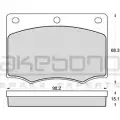 Тормозные колодки, дисковые, комплект AKEBONO 20 578 AN-4151K 1194441860 WMPR4R