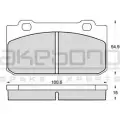 Тормозные колодки, дисковые, комплект AKEBONO 1194441944 AN-4171WK 21063 20 944
