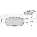Тормозные колодки, дисковые, комплект AKEBONO 23 227 AN-4249WK 1194442274 23228