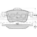 Тормозные колодки, дисковые, комплект AKEBONO AN-4437WK 2 4339 24340 1194443206