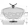 Тормозные колодки, дисковые, комплект AKEBONO 1194443249 AN-4449KE GI9SZ6J 2446 2