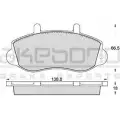Тормозные колодки, дисковые, комплект AKEBONO LXLVJN0 1194443904 AN-4637K 23 302