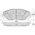 Тормозные колодки, дисковые, комплект AKEBONO 1194445020 AN-732K 8HLJMXQ 2433 7