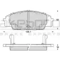 Тормозные колодки, дисковые, комплект AKEBONO AN-757WKE 23 178 1194445093 23179