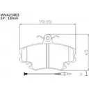 Тормозные колодки, дисковые, комплект AUTOMOTOR FRANCE 1194460726 PBP0090 2 1463 UW8Z5