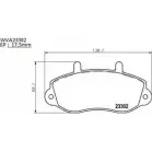 Тормозные колодки, дисковые, комплект AUTOMOTOR FRANCE IB8J6D PBP0103 1194460730 2 3302