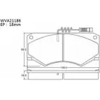 Тормозные колодки, дисковые, комплект AUTOMOTOR FRANCE 21 186 PBP5061 BIXRTT5 1194461008