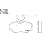 Тормозные колодки, дисковые, комплект AUTOMOTOR FRANCE PBP5095 1194461015 212 09 21210