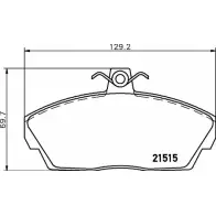 Тормозные колодки, дисковые, комплект BELACO V7H6M 1194463272 21 515 BV1291